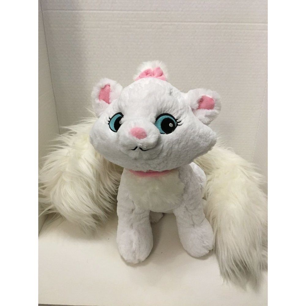 Disney Parks White Kitty Aristocats Marie 12" Plush Stuffed Animal